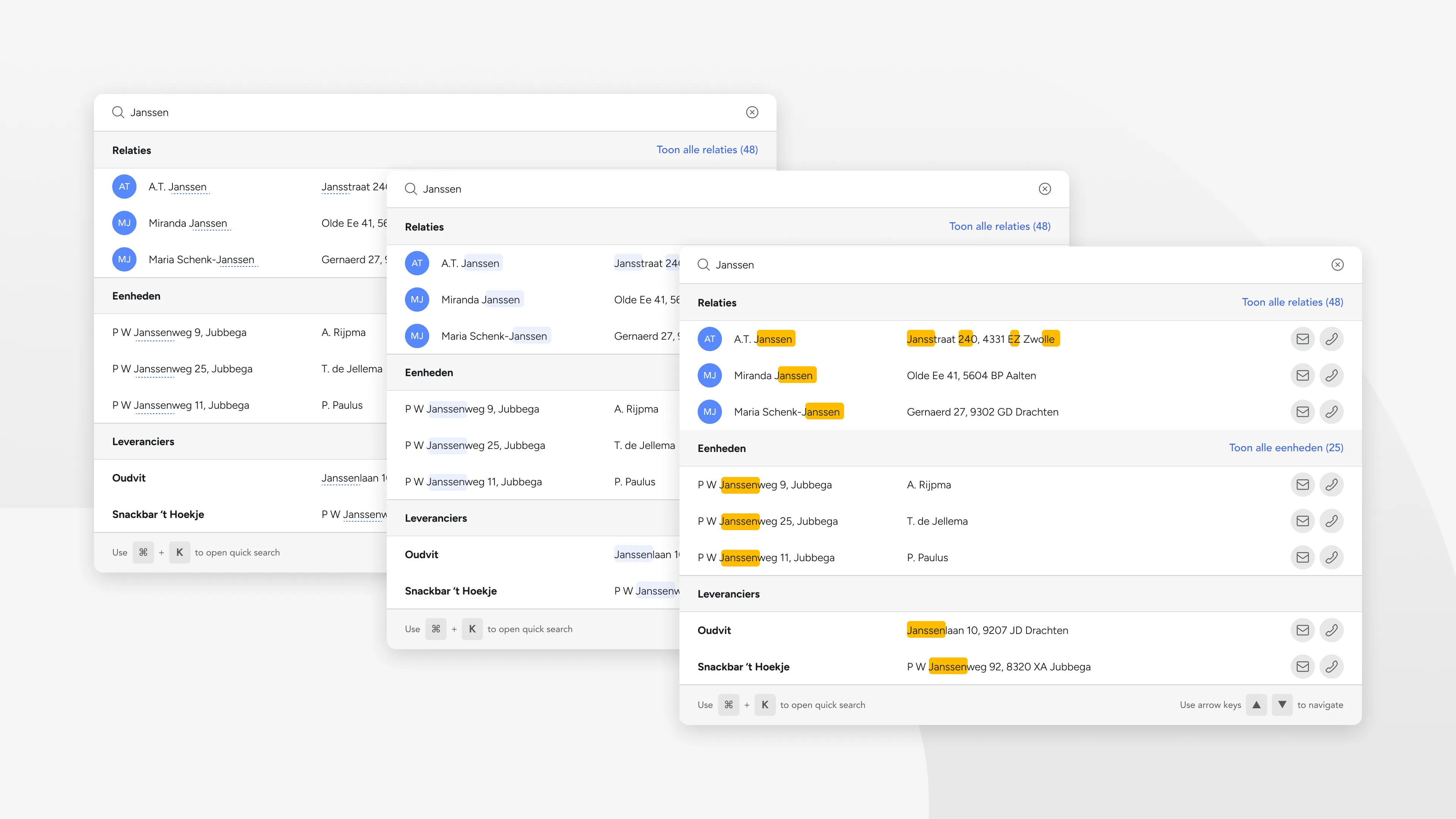 Text highlighting options for search results